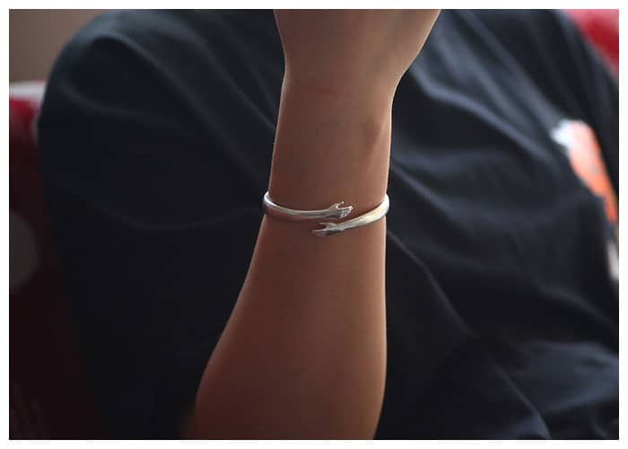 Matching Hug Bangle And Ring Set